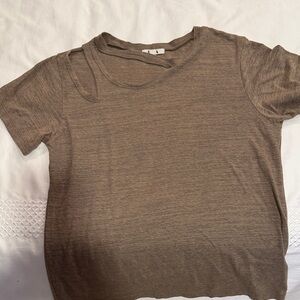 LNA t shirt heather green